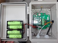 9520 雷達水位計記錄器內部(太陽能供電版本)