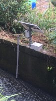 電壓式水壓計搭配太陽能供電系統及無線傳輸模組使用於灌溉明渠(2)