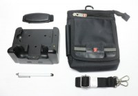 AB100配件: 手綁帶、桌充、觸控筆、腰掛包、背帶